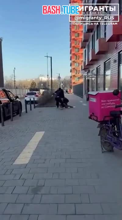  В Москве двое мигрантов средь бела дня пытались похитить девушку в жилом комплексе